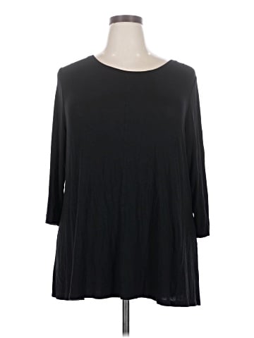 Lane Bryant 3/4 Sleeve T-Shirt (view 1)