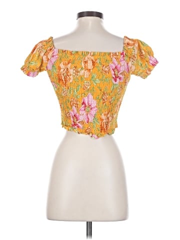 Rose + Olive Short Sleeve Blouse (view 2)