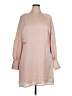 Express 100% Polyester Solid Tan Casual Dress Size XL - photo 1
