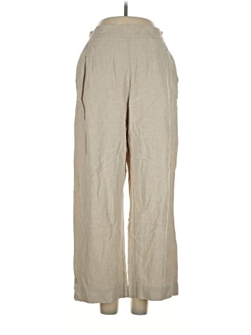 Madewell Pull-On Straight Crop Pants in Linen Blend (view 1)