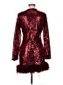 Assorted Brands Burgundy Cocktail Dress Size 8 - photo 2