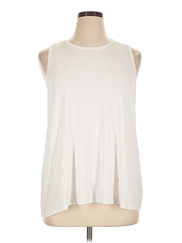 Pre-owned Luxe Sleeveless T-shirt In Ivory