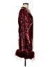 Assorted Brands Burgundy Cocktail Dress Size 8 - photo 4