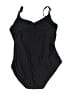 MICHAEL Michael Kors Solid Black One Piece Swimsuit Size 12 - photo 2