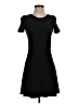 Theory Solid Black Casual Dress Size 0 - photo 1