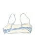 J.Crew Stripes Blue Swimsuit Top Size L - photo 2