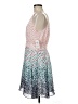 Maison Jules 100% Polyester Print Blue Cocktail Dress Size 6 - photo 5