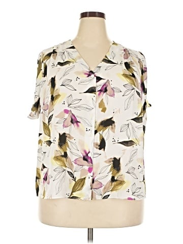 Alfani Short Sleeve Blouse (view 1)