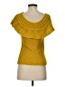 Anthropologie Yellow Short Sleeve Top Size XS - photo 2