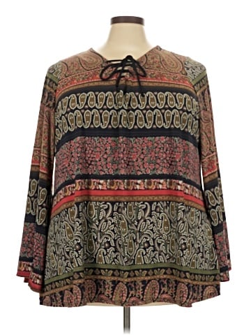 Avenue Long Sleeve Blouse (view 1)