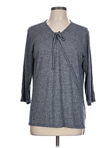 Riders by Lee 3/4 Sleeve Top (view 1)