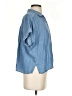 Splendid 100% Lyocell Blue Short Sleeve Button-Down Shirt Size S - photo 4