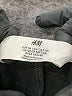 H&M 100% Polyurethane Metallic Black Casual Pants Size 6 - photo 3