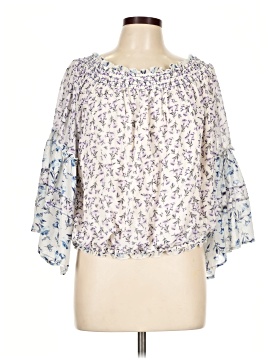 Free People 3/4 Sleeve Blouse