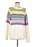 Amazon Essentials Chevron-herringbone White Pullover Sweater Size L - photo 1