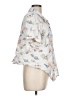 Cj Banks Print Ivory Short Sleeve Blouse Size L (estimated) - photo 4