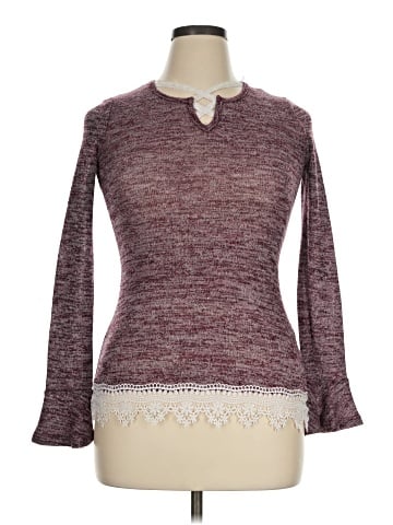 One Step Up Long Sleeve Top (view 1)