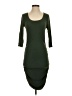 Bobi Solid Green Casual Dress Size XS - photo 1