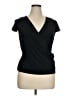 AGB Black Short Sleeve Top Size XL - photo 1