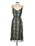 She + Sky 100% Polyester Snake Print Gray Cocktail Dress Size S - photo 2