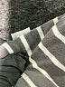 Little Me Stripes Gray Zip Up Hoodie Size 0-3 mo (estimated) - photo 4