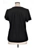 Notations Black Short Sleeve Top Size 1X - photo 2