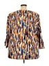 MULTIPLES Orange 3/4 Sleeve T-Shirt Size 3X - photo 2