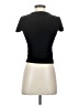 BCBG Black Short Sleeve Top Size S - photo 2