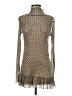 Easel 100% Nylon Polka Dots Brown Cocktail Dress Size S - photo 1