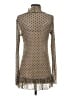 Easel 100% Nylon Polka Dots Brown Cocktail Dress Size S - photo 2
