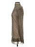 Easel 100% Nylon Polka Dots Brown Cocktail Dress Size S - photo 5