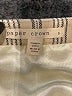 Paper Crown Stripes Ivory Tan Romper Size S - photo 4