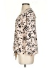 West Kei 100% Polyester Animal Print Tan 3/4 Sleeve Blouse Size S - photo 5