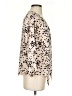 West Kei 100% Polyester Animal Print Tan 3/4 Sleeve Blouse Size S - photo 4