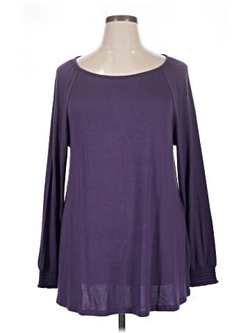 Lane Bryant 3/4 Sleeve T-Shirt (view 1)