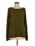 Lucky Brand Solid Green Pullover Sweater Size M - photo 1