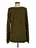Lucky Brand Solid Green Pullover Sweater Size M - photo 2