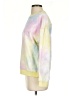 Le Lis 100% Cotton Tie-dye Yellow Sweatshirt Size S - photo 5
