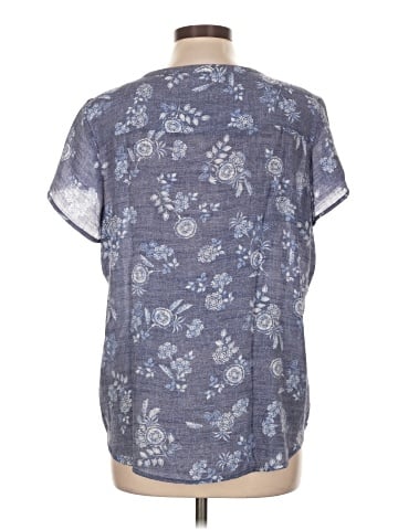 Liz Claiborne Short Sleeve Blouse (view 2)
