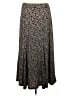 Talbots Animal Print Gray Casual Skirt Size M - photo 2