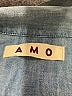 AMO 100% Cotton Blue Denim Jacket Size S - photo 6