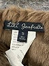 Lili Gaufrette 100% Polyester Metallic Brown Skirt Size 5 - photo 3