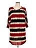 Auditions Tie-dye Burgundy Casual Dress Size L - photo 1