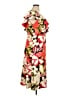 Halston Tropical Red Cocktail Dress Size 16 - photo 4