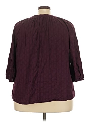 Lane Bryant 3/4 Sleeve Blouse (view 2)