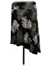 BCBGMAXAZRIA Paisley Floral Black Casual Skirt Size M - photo 2