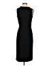 Donna Ricco Solid Black Cocktail Dress Size 4 - photo 1