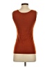 Neiman Marcus 100% Cashmere Orange Tank Top Size S - photo 2