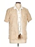 Alfred Dunner Tan Short Sleeve Button-Down Shirt Size 10 - photo 1