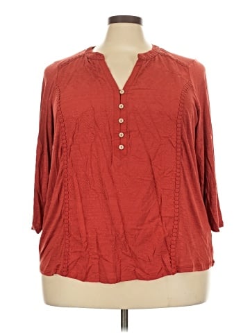 Democracy 3/4 Sleeve Blouse (view 1)